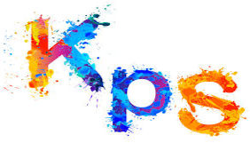 kps escrito com letras coloridas