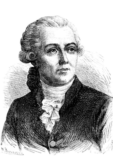 Ilustração de Antoine Lavoisier, químico que formulou a lei de Lavoisier e é considerado o pai da Química moderna.