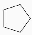 F&oacute;rmula estrutural de um cicloalceno em texto sobre Qu&iacute;mica Org&acirc;nica.