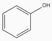 F&oacute;rmula estrutural de um fenol em texto sobre Qu&iacute;mica Org&acirc;nica.