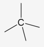 Geometria tetra&eacute;drica de liga&ccedil;&otilde;es de carbono, elemento central da Qu&iacute;mica Org&acirc;nica.