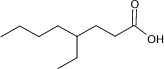Estrutura química ramificada contendo grupo ácido carboxílico