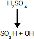 Rompimento da ligação sigma no ácido sulfúrico