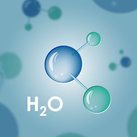 A molécula de água é formada apenas por ligação do tipo sigma