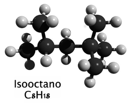 O nome oficial da gasolina, ou isooctano (C8H18), é 2,2,4-trimetilpentano
