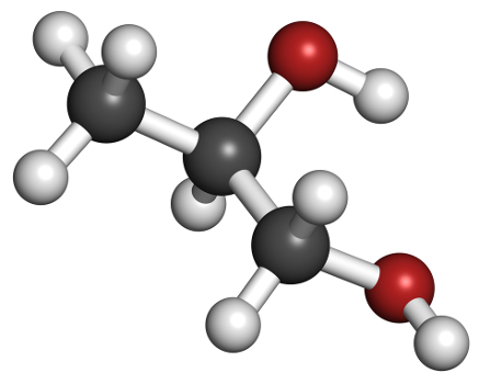 O propilenoglicol é um álcool que apresenta carbono quiral em sua estrutura